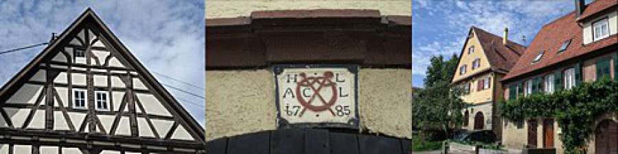 Historische Gebäude und Details in Rielingshausen