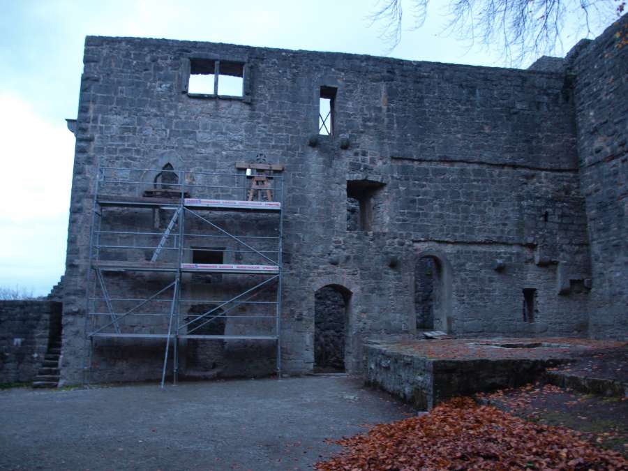 Ansicht ehem. Wohngebäude Burgruine