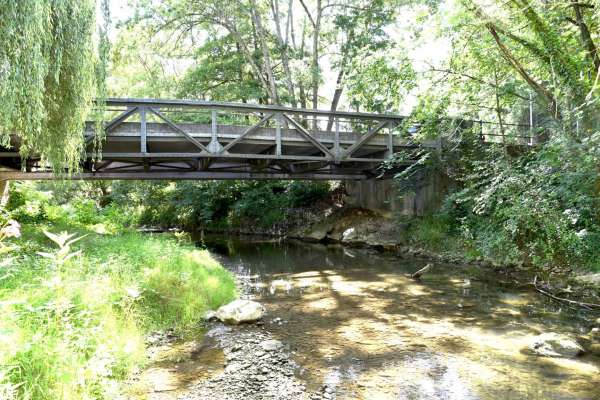 Balingen-Frommern, Stahlfachwerkbrücke